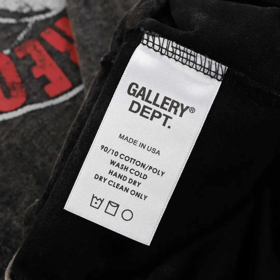GALLERY.DEPT Summer new short-sleeved model number: D3142#P116 Color: black Size: S M L XL